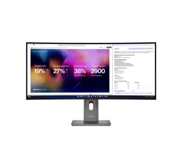 LENOVO LCD P40WD-40 - 39.7",ECO-IPS,21:9,5120x2160,300cd/m2,1000:1,4ms,HDMI,DP,DPout,DC,USB Hub,RJ45,Pivot EDF_806342