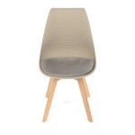 Židle jídelní, cappuccino plast, CT-X7055 CAP
