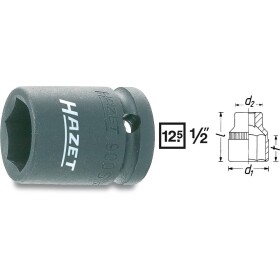 Hazet HAZET rázový nástrčný klíč 1/2 900S-27