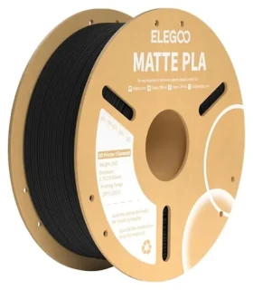 Elegoo PLA Matte černá / Struna pro 3D tiskárnu / PLA / 1,75 mm / 1 kg (50.203.0250)