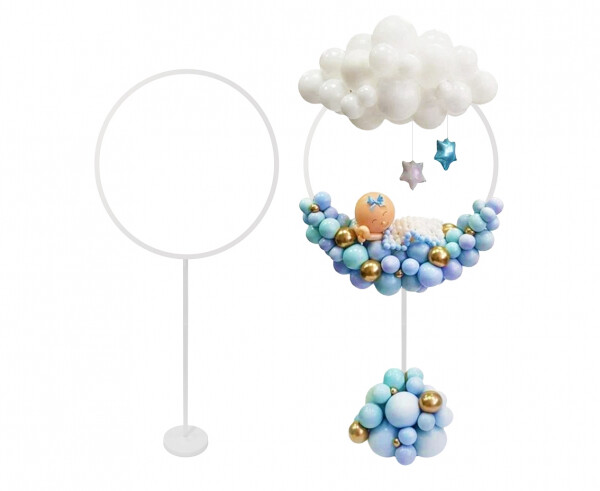 Balónková výzdoba - konstrukce kruh se stojanem Godan Balónková výzdoba - konstrukce kruh se stojanem Godan