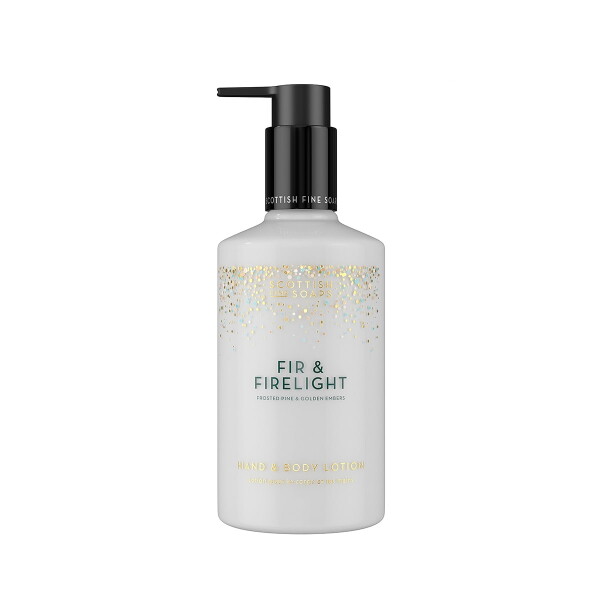 SCOTTISH FINE SOAPS Hydratační mléko na ruce i tělo Fir and Firelight 300 ml, bílá barva, plast