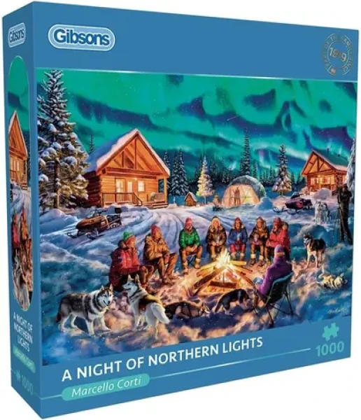 GIBSONS Puzzle Noc s polární září