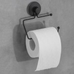 Erga Dexi, držák toaletního papíru na přísavce, černá matná, ERG-YKA-CH.DEXI-UP-BLK