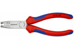 KNIPEX - kleště odizolovací univerzální - 195mm - přesné, 16-26 AWG, pro kabely podle americké specifikace, s přídavnou podpěrou kabelu (121214)