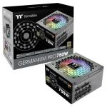 Thermaltake Germanium Pro RGB 750W černá / Napájecí zdroj / ATX 3.1 / PCIe Gen 5 / 80PLUS Gold / RGB (WG0750RE)