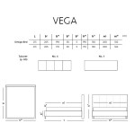 Materasso Čalouněná postel VEGA boxspring ROZMĚR: 2x (100x200) cm - boxspring,šedá