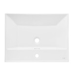 Nábytkové umyvadlo SAT B-Way 61x46,5 cm otvor pro baterii uprostřed SATBW6046 SATBW6046