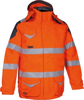 Reflexní zimní pracovní parka Cofra PROTECTION Barva: Reflexní oranžová, Velikost: 58 (CAPROTECTION_01_58)