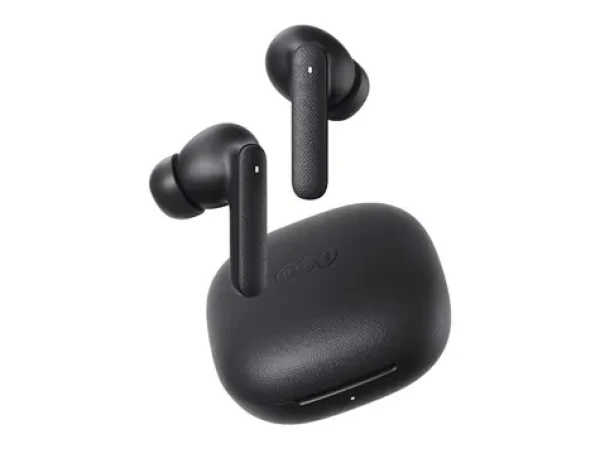 QCY Buds T43 šedá / Bezdrátová sluchátka / TWS / ANC / mikrofon / Bluetooth 5.3 / IPX4 / s dobíjecím boxem (T43 dark grey)