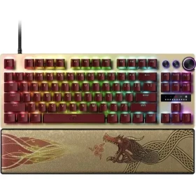 Razer Huntsman V3 Pro Tenkeyless Counter-Strike 2 Edition zlatá / herní klávesnice / USB-C / US layout (RZ03-04982100-R3M1)