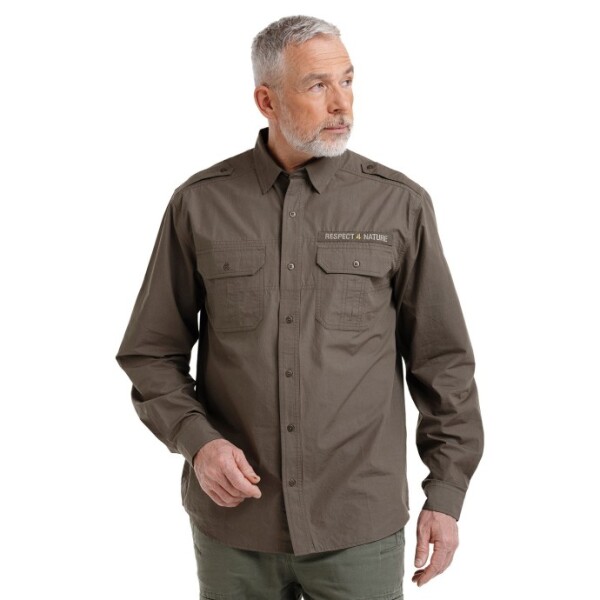 Bushman Pánská košile Sibut, khaki XXXL