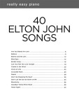 MS Really Easy Piano: 40 Elton John Songs