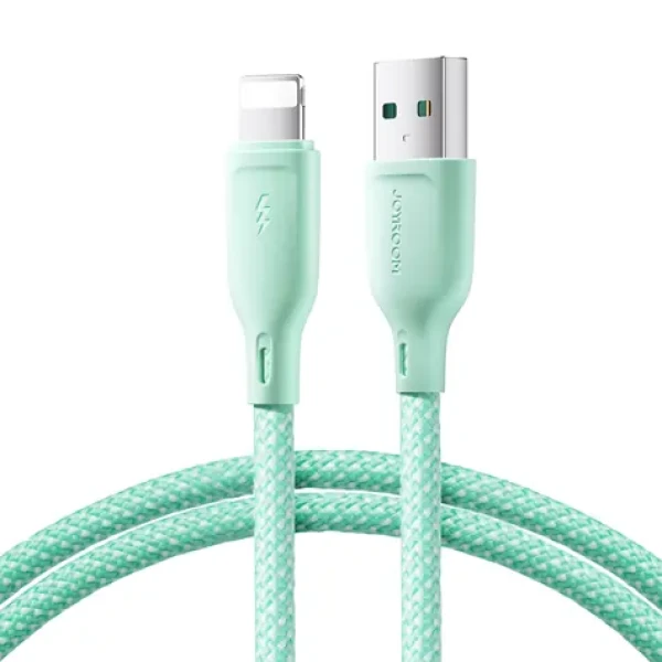 Joyroom Multi-Color Series S-A34 Nabíjecí kabel USB-A (M) - Lightning (M) 3A 1m zelená (6941237110541)