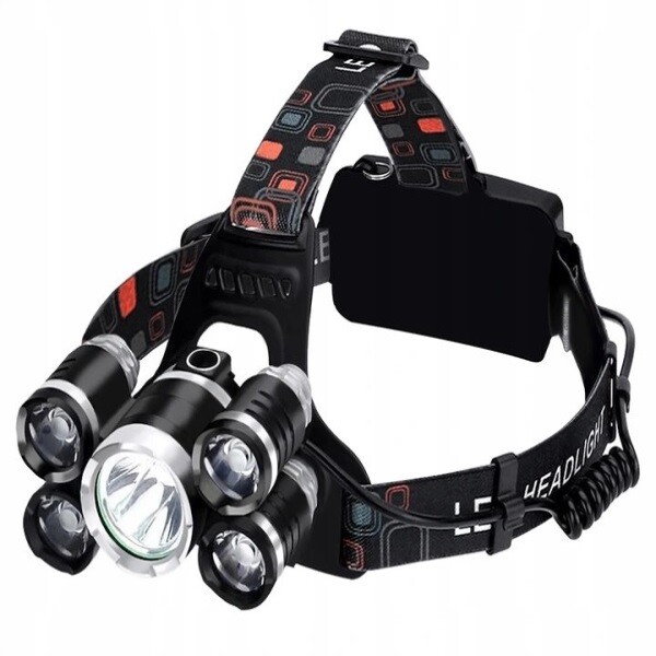 ISO 16144 Čelovka LED ZOOM 5 x LED T6 CREE