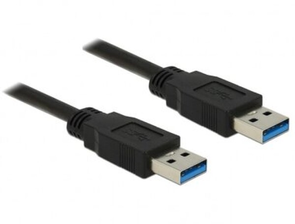 DeLock Kabel USB 3.0 A (M) - USB 3.0 A (M) 2.0m černá (85062)