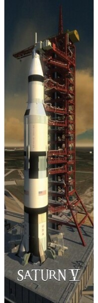 Záložka 3D Saturn V.