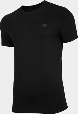 Pánské tričko 4F TSM003 černé deep black solid S