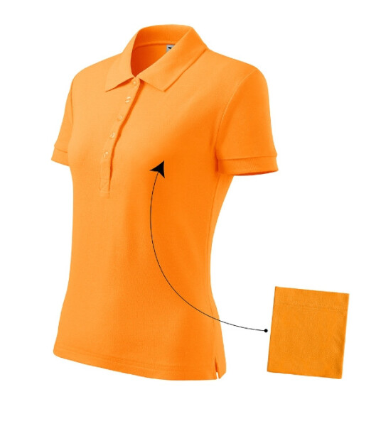 Cotton polokošile dámská tangerine orange XL