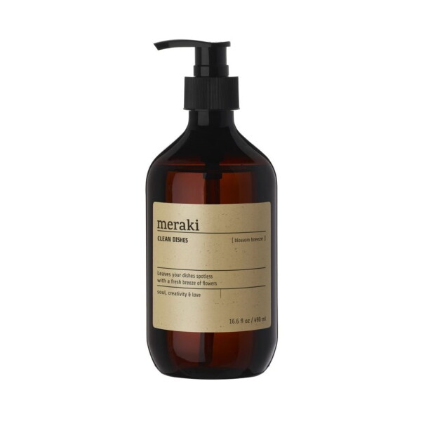Meraki Ekologický mycí prostředek Blossom Breeze 490 ml, hnědá barva, plast