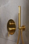 KFA - MOZA podomítkový sprchový set, kartáčované zlato 5039-501-31