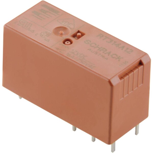 TE Connectivity RT314A12, 8-1393239-0 relé do DPS, bistabilní, 1 cívka, 400 V/AC, 16 A, 1 ks