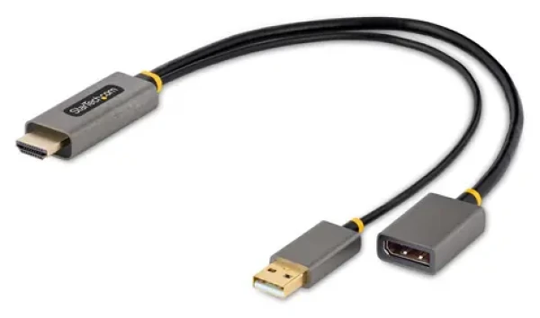 StarTech černá / Adaptér HDMI na DisplayPort / 4K 60 Hz (128-HDMI-DISPLAYPORT)