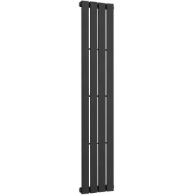 CERANO - Koupelnový radiátor Arlen - boční připojení - 558 W - černá matná - 1800x300 mm CER-278650