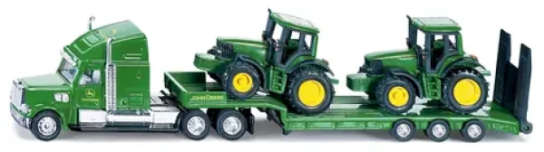 SIKU Farmer - Tahač s podvalníkem a traktory John Deere