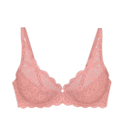 AMOURETTE – Květinová krajková podprsenka s kosticemi (limitovaná edice) Triumph CHERRY ROSE 90H