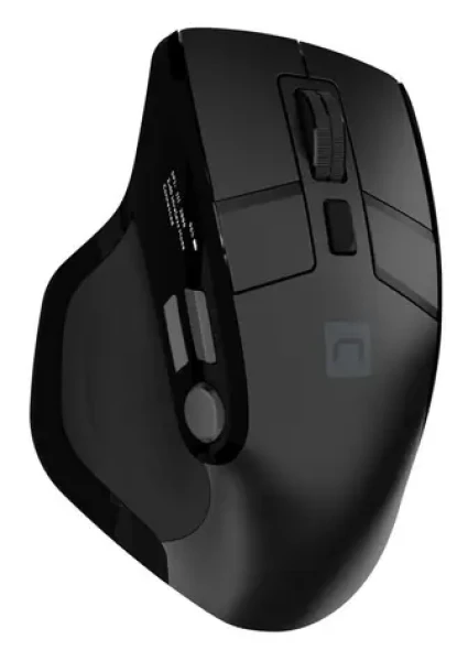 Natec JAGUAR PRO černá / Bezdrátová myš / Kancelářská / Pro praváky / Blue Sense / 4000 DPI / USB + Bluetooth (NMY-2292)