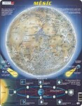 Puzzle MAXI - Měsíc - mapa/70 dílků - Kohoutová Visiodan