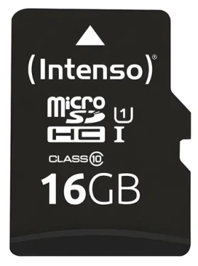 Intenso UHS-I Performance 16GB / Paměťová karta microSDXC / Class 10 / UHS-I U1 / čtení 90 MB/s (3424470)