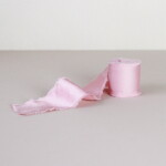 Bella Rose Saténová stuha 4 cm – Rose (4,5 m), růžová barva, textil