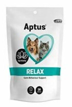 Aptus Relax vet 30 ks / Doplňkové krmivo ve formě žvýkacích tablet proti úzkosti a stresu (A-159503)