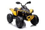 Mamido Dětská elektrická čtyřkolka Can-Am Renegade | R/C | 180W | 4x4 | 12V14Ah | EVA žluté