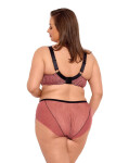 Dámské kalhotky Gaia GFP 1259 Lise S-4XL černo-růžová M