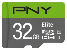 PNY Elite microSDHC 32 GB / Paměťová karta / UHS-I / Class 10 U1 / 100 MB/s (P-SDU32GU185GW-GE)