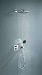 GROHE - Vitalio Comfort Sprchový set s termostatem pod omítku, 25x25 cm, 2 proudy, chrom 34882000