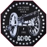 SUPERDRIVE AC/DC / Ochranná podložka pod herní židli (SA5550-A1)