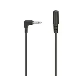 Hama audio adaptér 2,5 mm jack - 3,5 mm jack / Redukce / stereo / černá