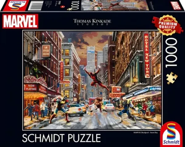 SCHMIDT Puzzle Marvel: Deadpool - Sněžný den