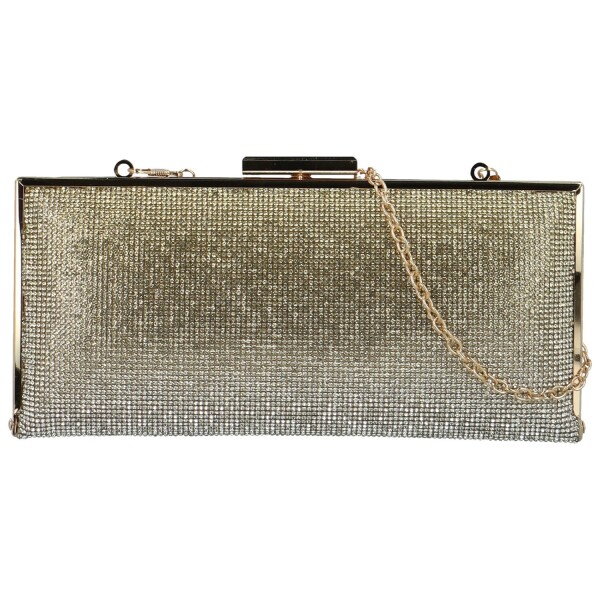 Luxusní dámská plesová kabelka Moon Iballa, zlatá