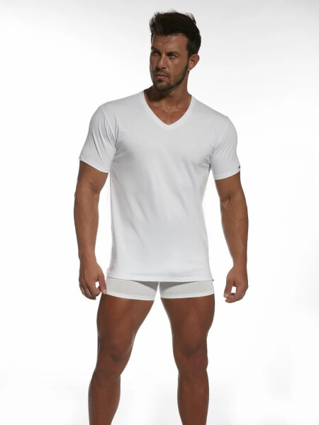 Pánské tričko AUTHENTIC 201NEW - CORNETTE bílá 2XL