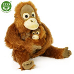 Orangutan mládětem cm ECO-FRIENDLY