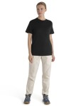 ICEBREAKER Wmns Merino 150 Tech Lite III SS Relaxed Tee, Black velikost: XS