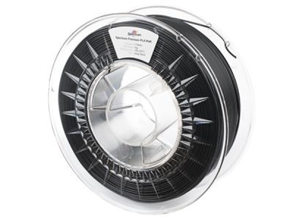 PLA filament MAT Deep Black 1,75 mm Spectrum 1 kg