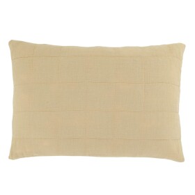 Chic Antique Prošívaný povlak na polštář Aix Vintage Melon 60 × 40 cm, žlutá barva, textil