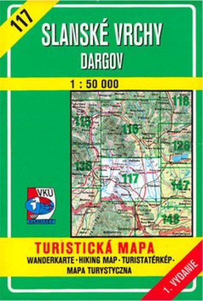 Slanské vrchy Dargov 1:50 000