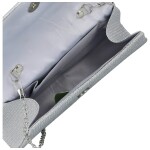 Módní dámská plesová kabelka Michelle Moon Araxi, stříbrná